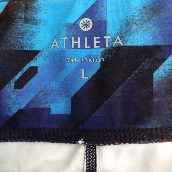 Athleta Colorburst Sonar Leggings size Large - Picture 15 of 16